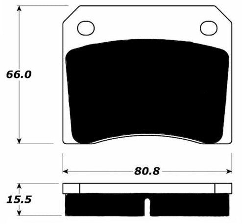Porterfield Brake Pads for 1974 JAGUAR XK E