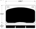 Porterfield Brake Pads for 1990 JAGUAR XJ-SC