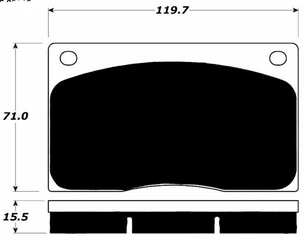 Porterfield Brake Pads for 1973 JAGUAR XJ 12