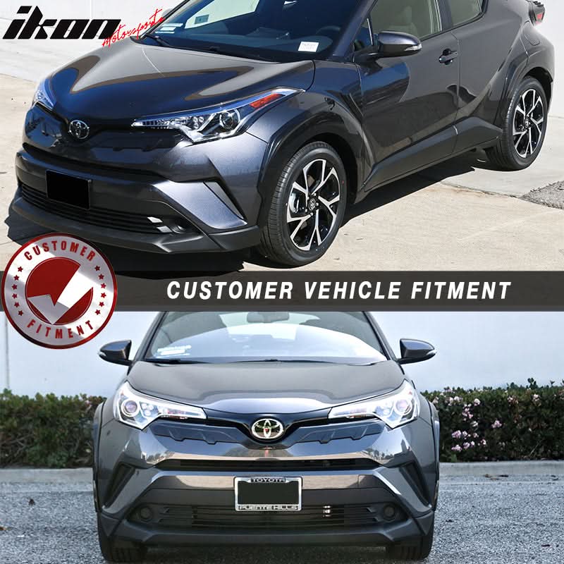 2016-2018 Toyota C-HR MD Carbon Fiber Print Front Bumper Grill