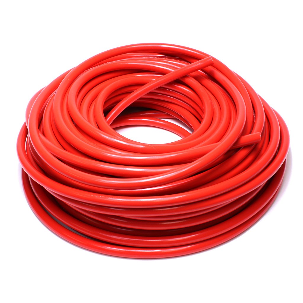 HPS 3/4" ID Red High Temp Reinforced Silicone Heater Hose Tubing, 19mm ID