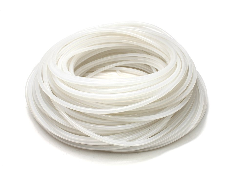 HPS Performance Products HPS 5/16" (8mm) ID Medical Grade High Temperature Clear Silicone Tubing, Platinum Cured, 50 Feet Roll