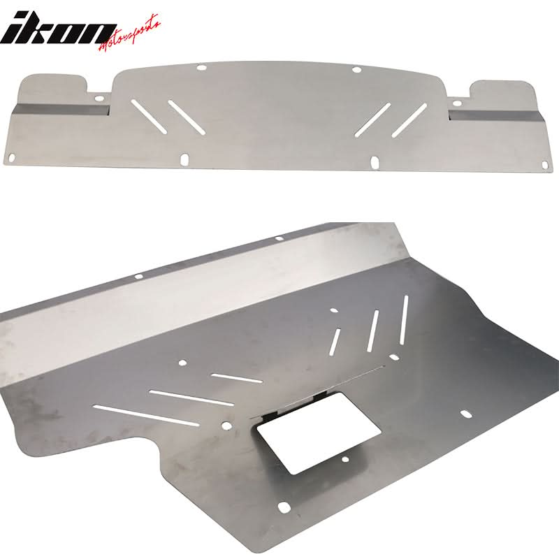 2015-2017 Subaru WRX Silver Splash Shield Skid Plate Aluminum