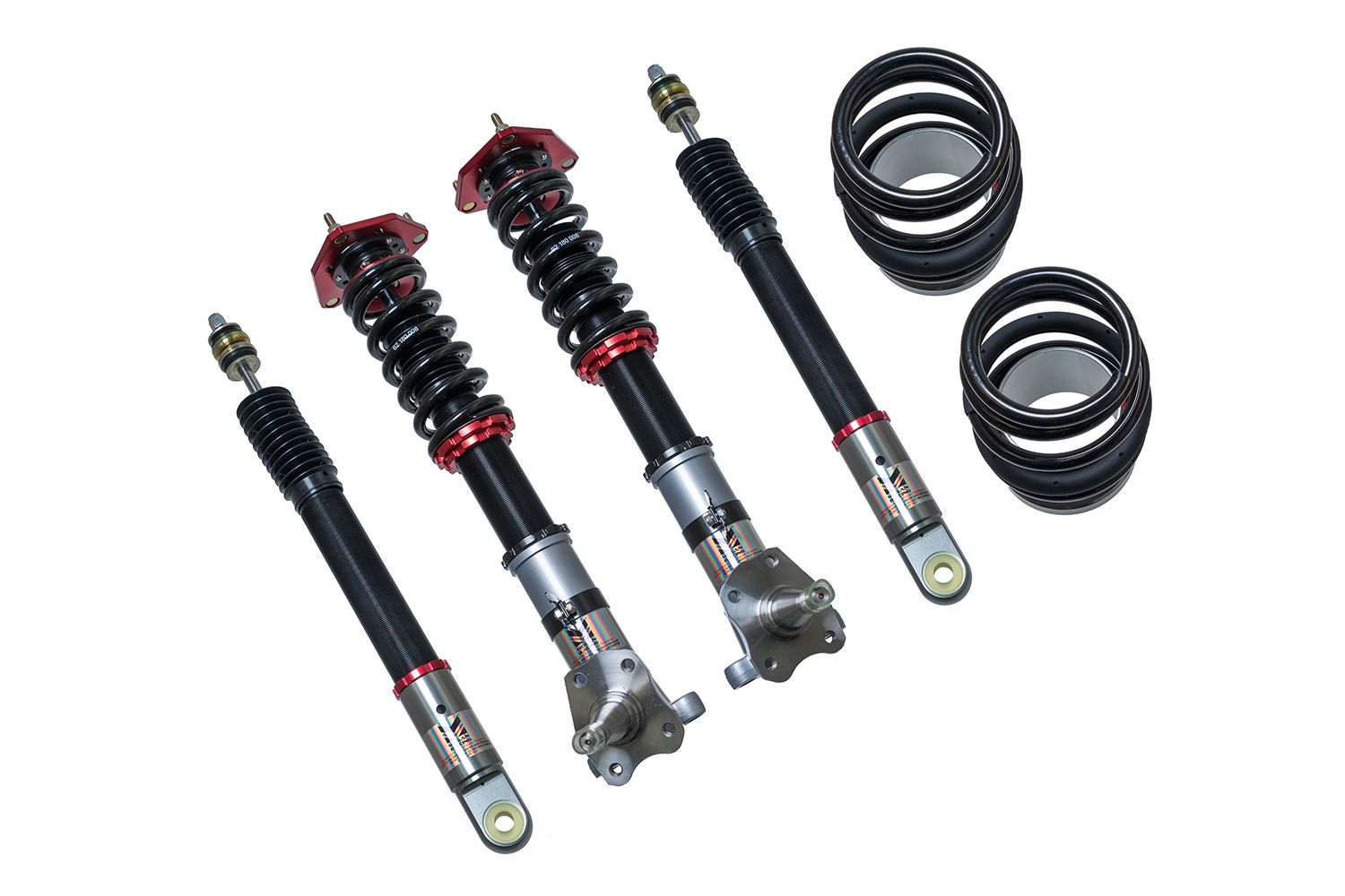Megan Racing Coilover Damper Kit for 1984-1987 Toyota Corolla AE86 - 32-way Adjust, Camber Plates, Shock Length Adjust