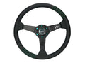 NRG Steering Wheel - 20 Year Anniversary Black Reinforced Spoke, 1.5" Dish, 350 MM