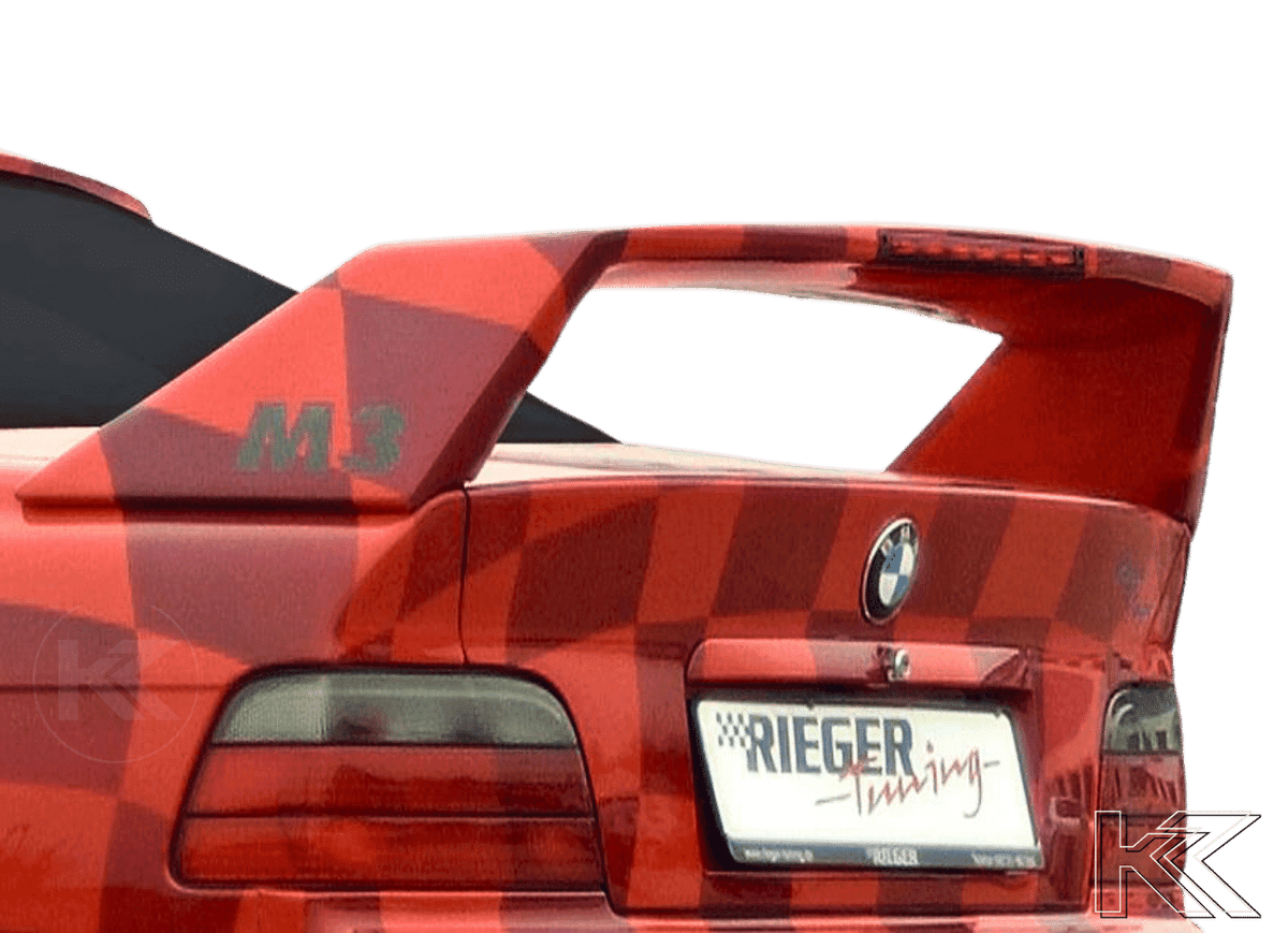 Rieger BMW E36 Convertible GT Wing wo/3rd Brake Light