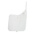 UFO Plastic Front Number Plate White (KA04730-047)