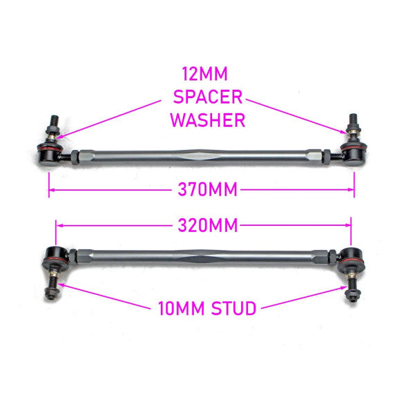 Godspeed Kia Sedona 2015-2021 Front Anti-Sway Bar Adjustable Links, OE Replacement