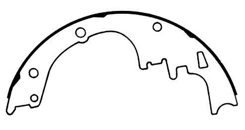 Porterfield Brake Shoes for 1974 CHEVROLET CAMARO