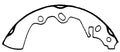 Porterfield Brake Shoes for 1974 MAZDA RX 4