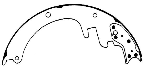 Porterfield Brake Shoes for 1996 CHEVROLET SUBURBAN 1500 4WD 13" Rear Drum / 8 lug