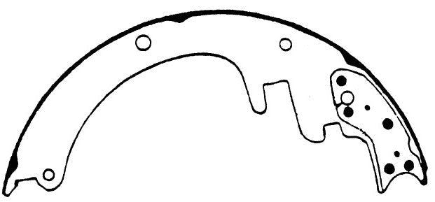 Porterfield Brake Shoes for 1990 CHEVROLET C3500 2WD SRW 13 x 3 1/2" Rear Shoe
