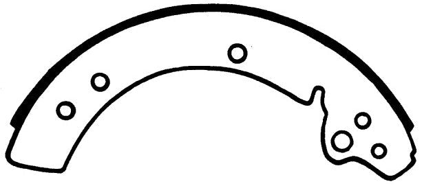 Porterfield Brake Shoes for 1970 VOLVO P1800 w/Rear Drums