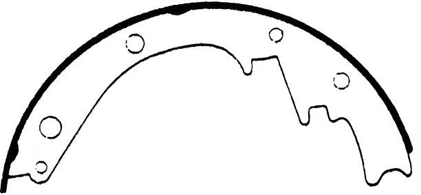 Porterfield Brake Shoes for 1991 CHEVROLET K2500 4WD 11" Rear Drum