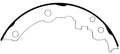 Porterfield Brake Shoes for 1996 CHEVROLET CAVALIER w/200mm Rear Drums