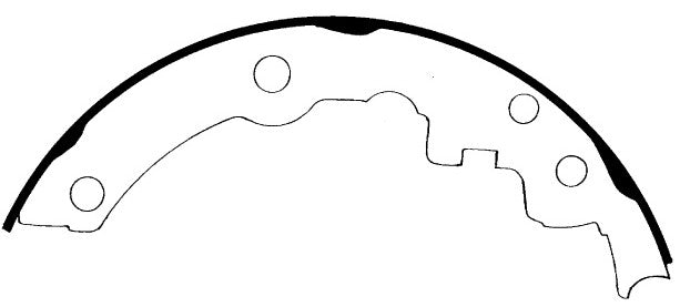 Porterfield Brake Shoes for 2002 CHEVROLET CAVALIER w/200mm Rear Drums