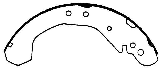 Porterfield Brake Shoes for 1991 CHEVROLET C1500 2WD Ext Cab inc. SS 454
