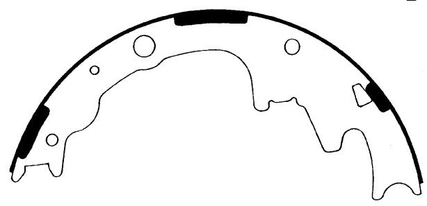 Porterfield Brake Shoes for 2006 FORD RANGER 4WD 9" Rear Shoe