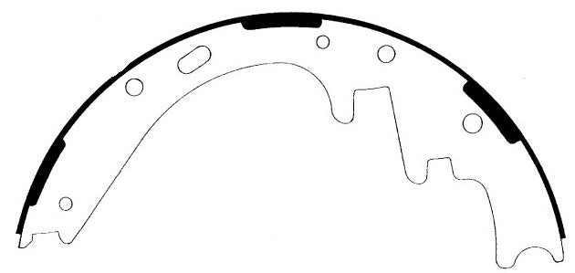 Porterfield Brake Shoes for 2003 DODGE DAKOTA 2WD Rear Shoe