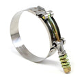 HPS Performance Products HPS Stainless Steel Spring Loaded T-Bolt Hose Clamp SAE 100 for 3.75" ID hose - Effective Size: 4"-4.33"