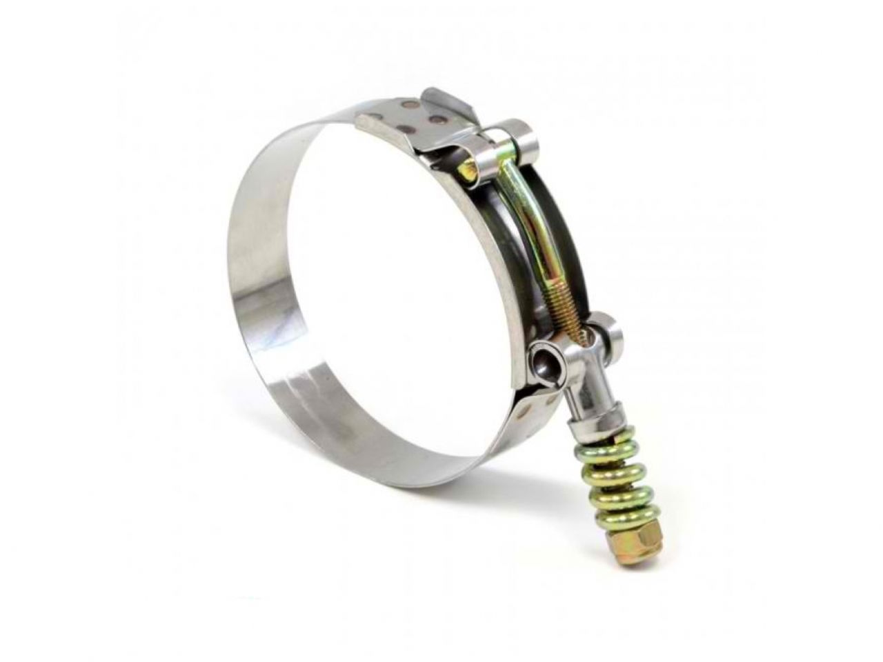 HPS Performance Products HPS Stainless Steel Spring Loaded T-Bolt Hose Clamp SAE 140 for 5" ID hose - Effective Size: 5.24"-5.55"