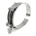 HPS Performance Products HPS 316 Marine Stainless Steel T-Bolt Hose Clamp Size # 124, fit 4.5" ID hose, Range: 4.76" - 5.08"