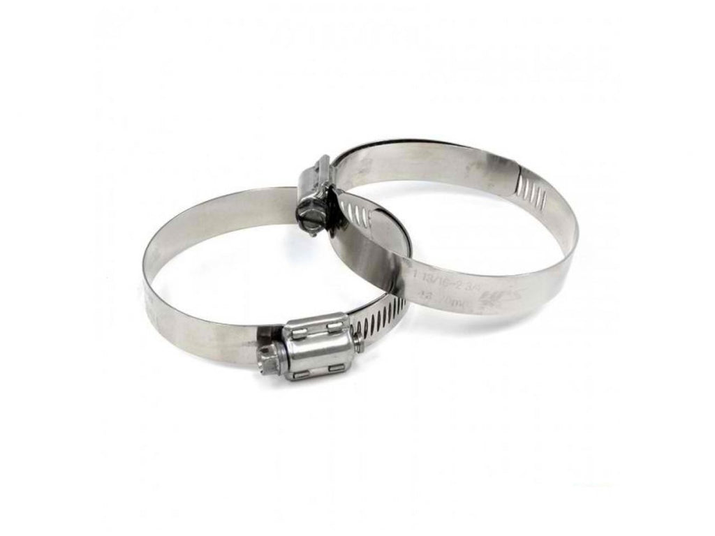 HPS Performance Products HPS Stainless Steel Worm Gear Liner Hose Clamp SAE 40 2pc Pack 2-1/16" - 3" (52mm-76mm)