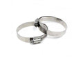 HPS Performance Products HPS Stainless Steel Worm Gear Liner Hose Clamp SAE 52 2pc Pack 2-13/16" - 3-3/4" (71mm-95mm)