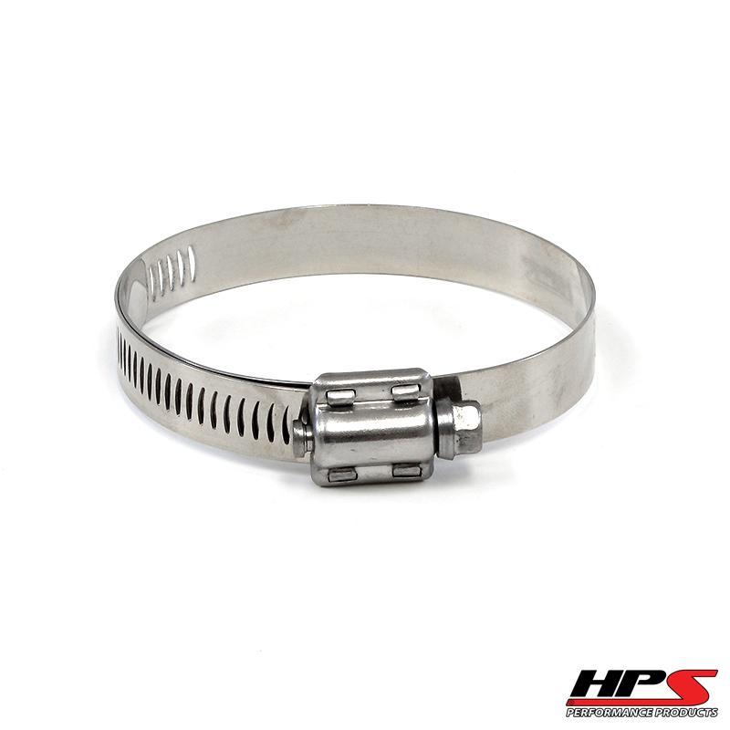 HPS Performance Products HPS Stainless Steel Worm Gear Liner Hose Clamp SAE 52 2pc Pack 2-13/16" - 3-3/4" (71mm-95mm)