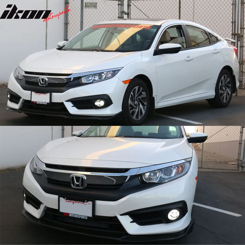 2015-2016Â Honda Civic 4Dr 2Dr Fog Light And Fog Cover US Model ABS