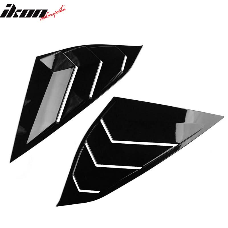 2018-2022 Honda Accord Sedan OE Style Gloss Black Window Scoop