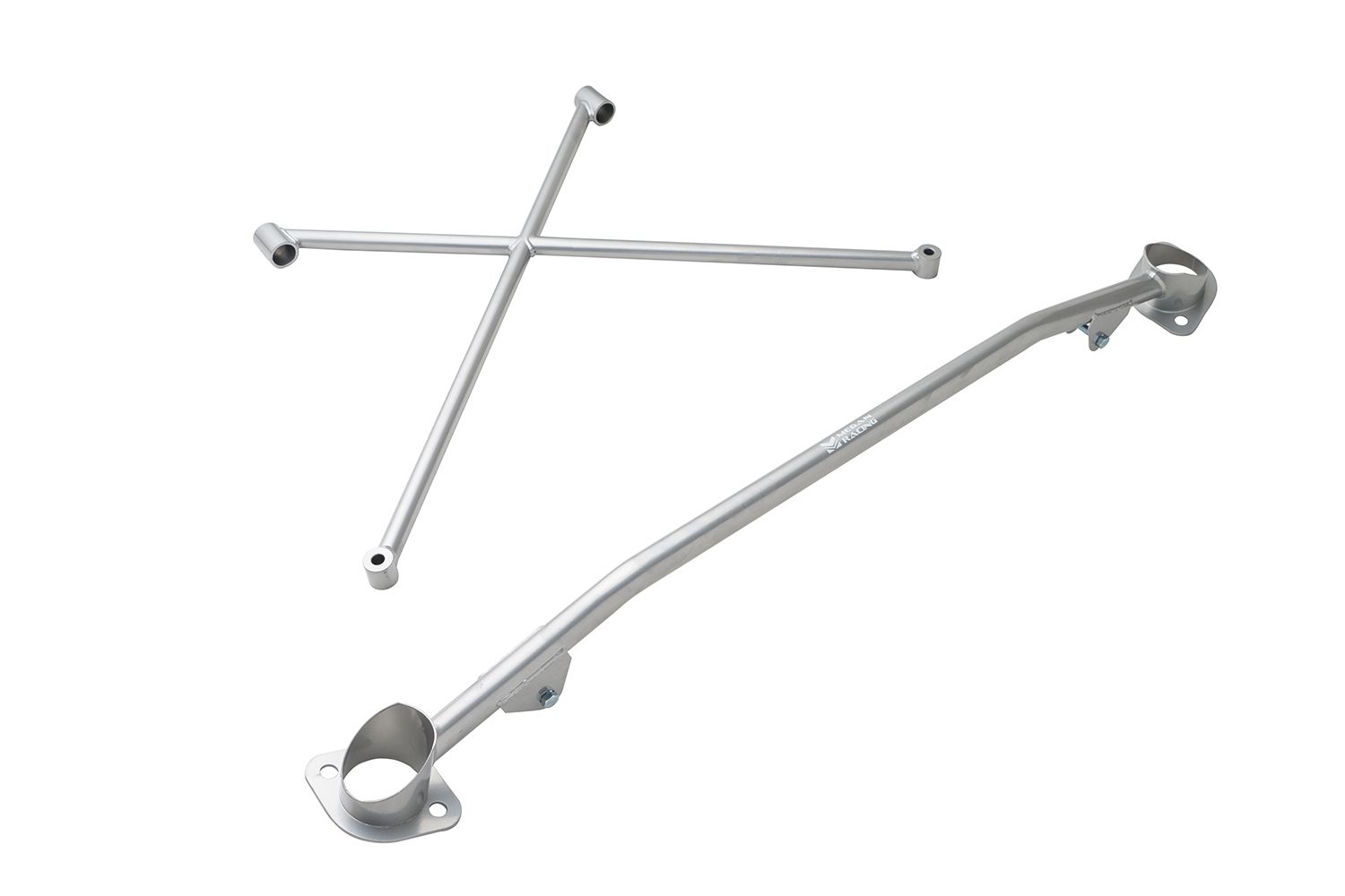 Megan Racing Race Spec Strut Tower Bars for Honda S2000 2000-2009 Blue Aluminum One Piece X Brace